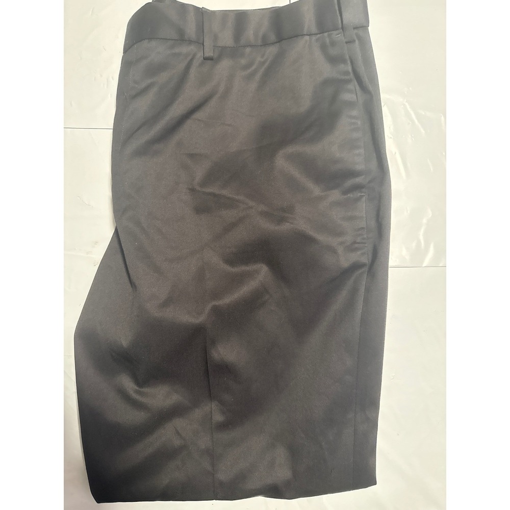 Perry Ellis Portfolio Men Black Premium Flex Twill Wrinkle Resistant Pant 42x30